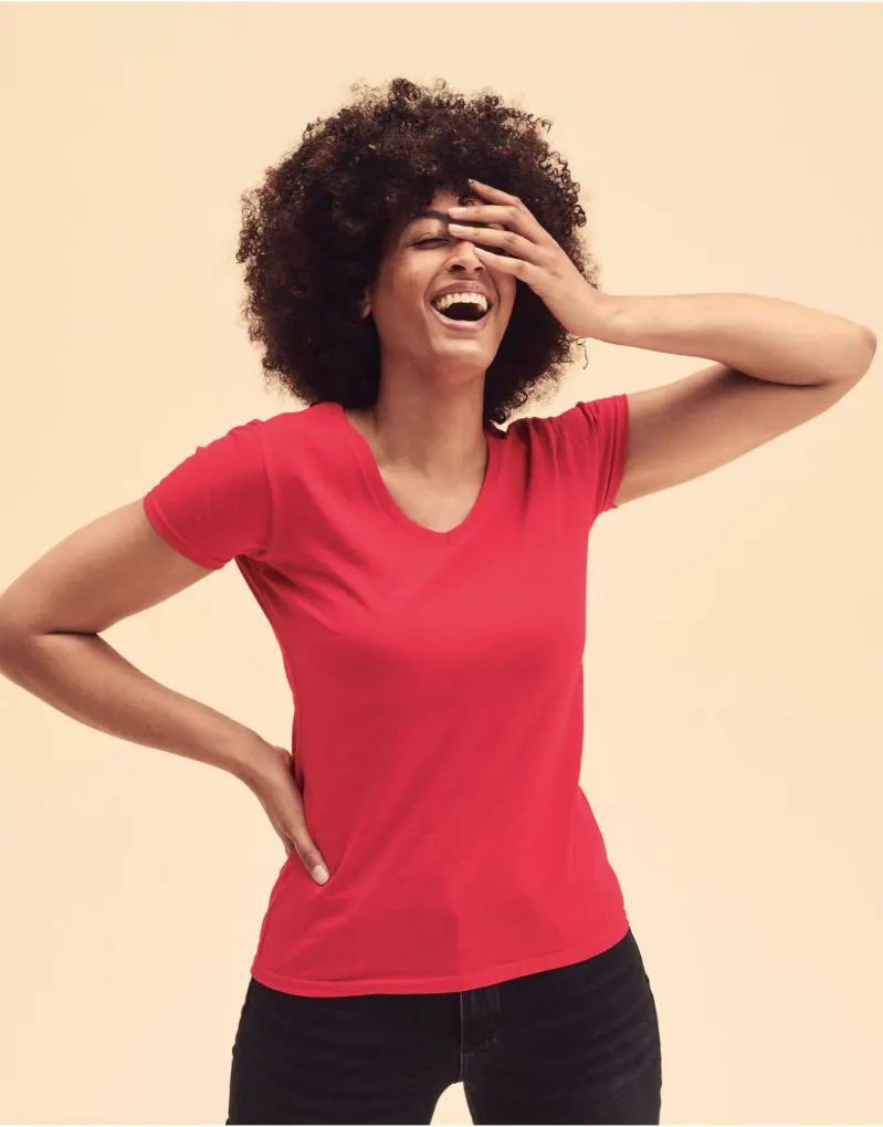 FOTL Ladies Valueweight V-Neck T-Shirt