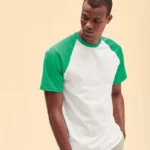 FOTL Mens Valueweight Short Sleeve Baseball T-Shirt