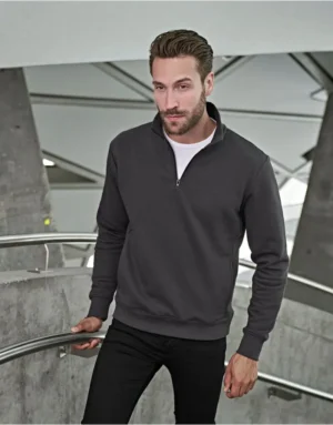 Tee Jays Half Zip Sweatshirt