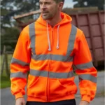 Yoko Hi-Vis Zipped Hoodie