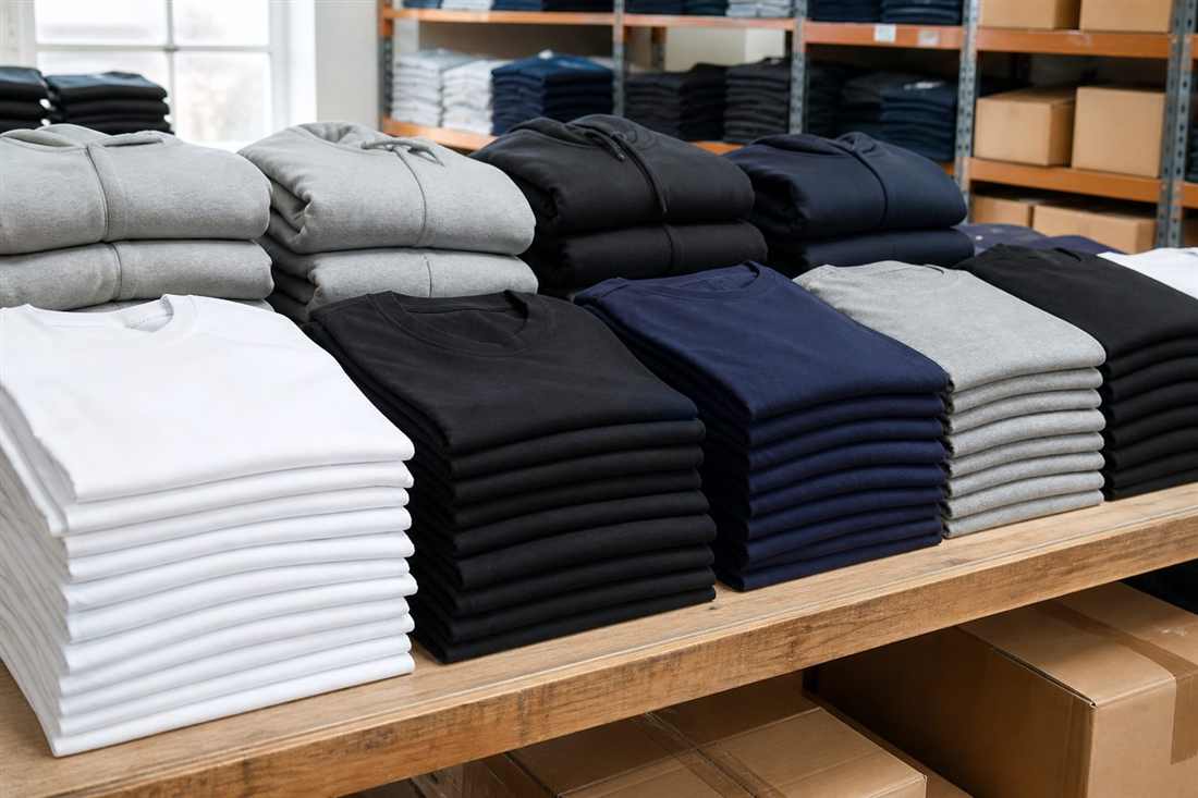 Wholesale plain T-shirts and hoodies